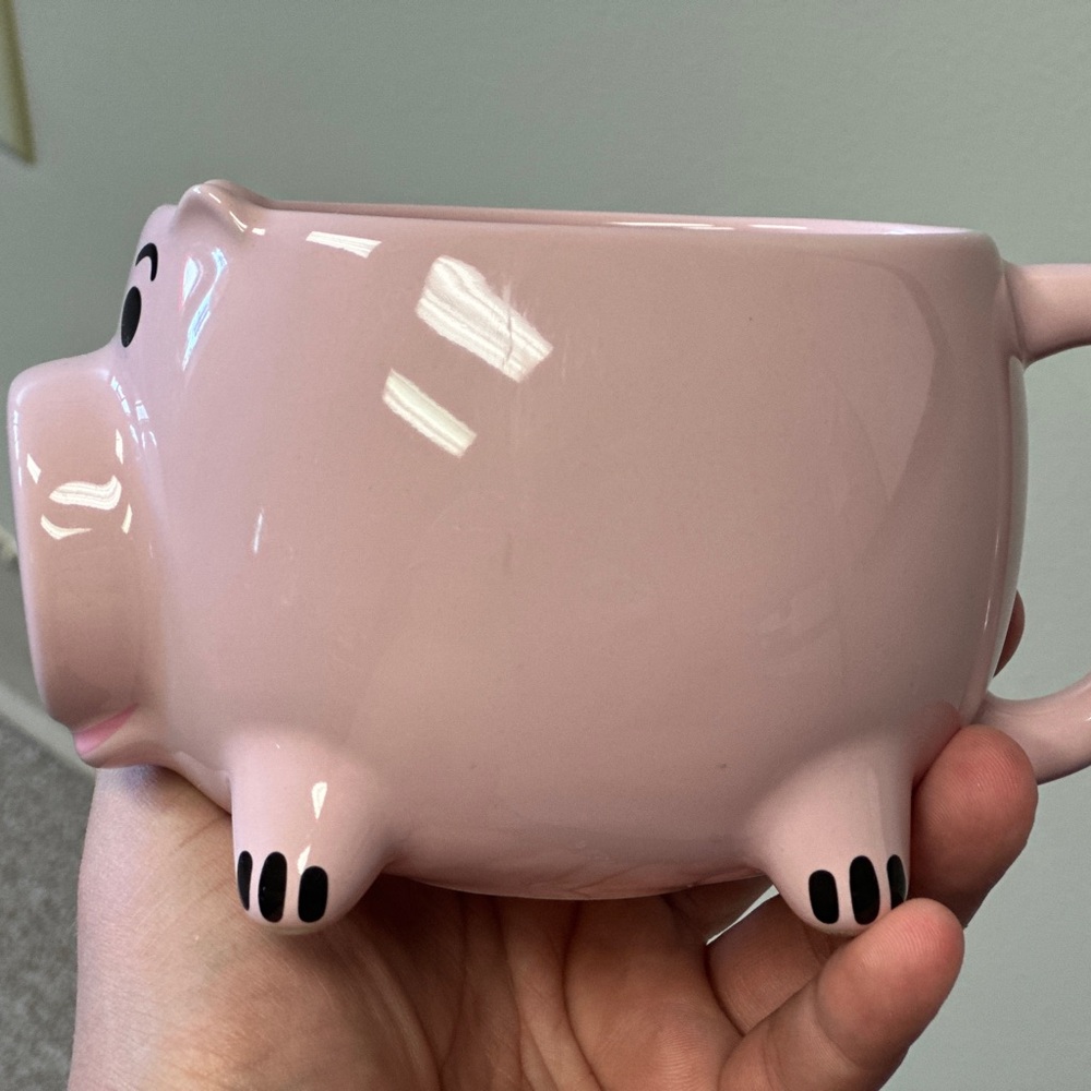 Disney Store Genuine Original Toy Story Pixar Hamm Pig Coffee Mug Ceramic - Picture 4 of 6